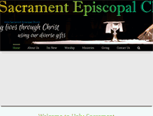 Tablet Screenshot of holysacrament.org